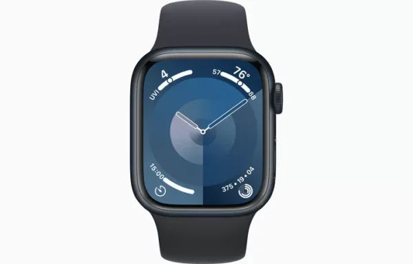 Apple Watch Series 9 GPS 45mm Midnight Aluminium Case with Midnight Sport Band – Regular - Tashqila Apple Watch Series 9 GPS 45mm Midnight Aluminium Case with Midnight Sport Band – Regular - Tashqila